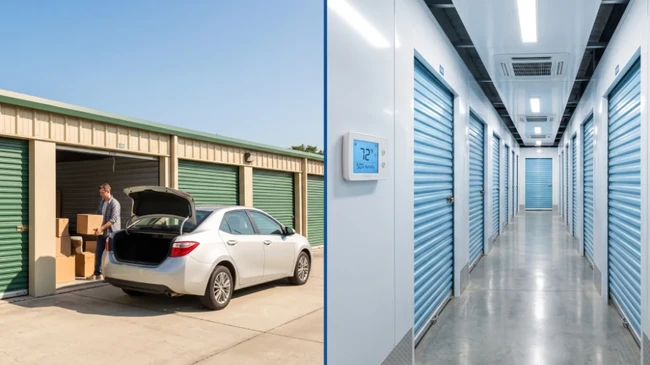 Featured image for Climate-Controlled vs. Drive-Up Storage: Which One Actually Protects Your Belongings?